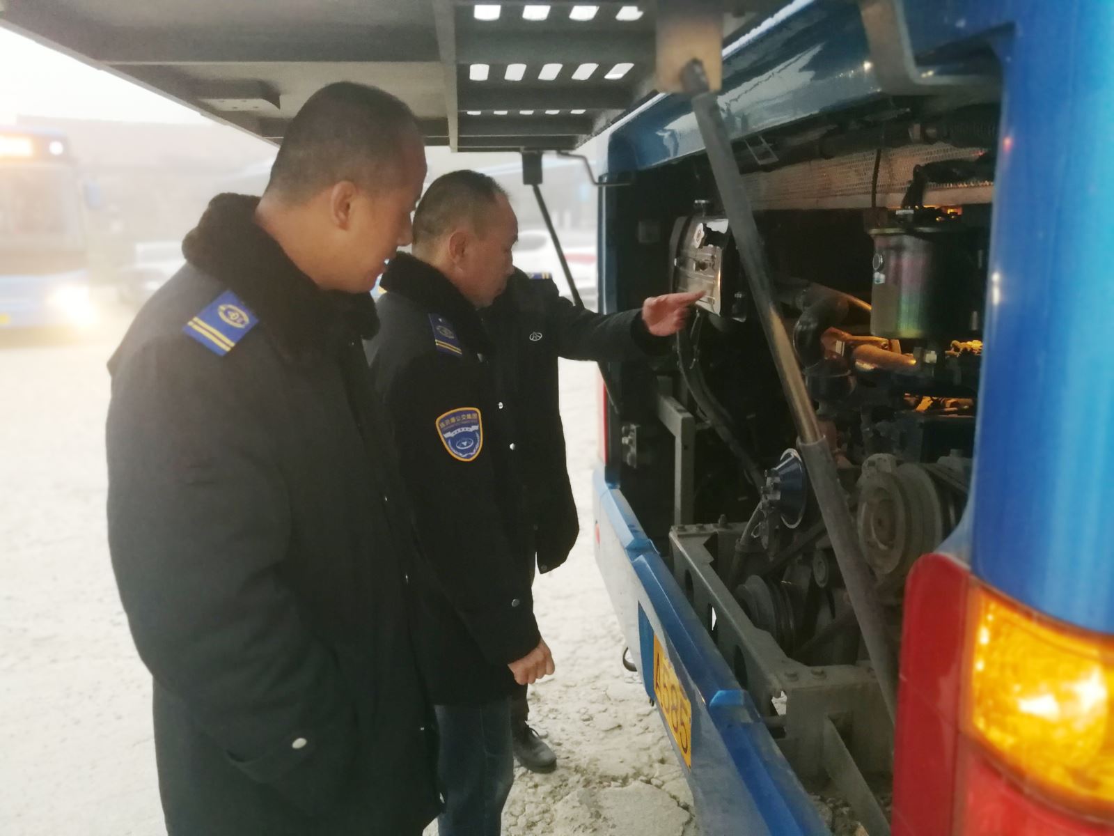 公交集團海通公交公司開展冬季車輛安全、機務大檢查